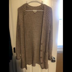 Taupe cardigan